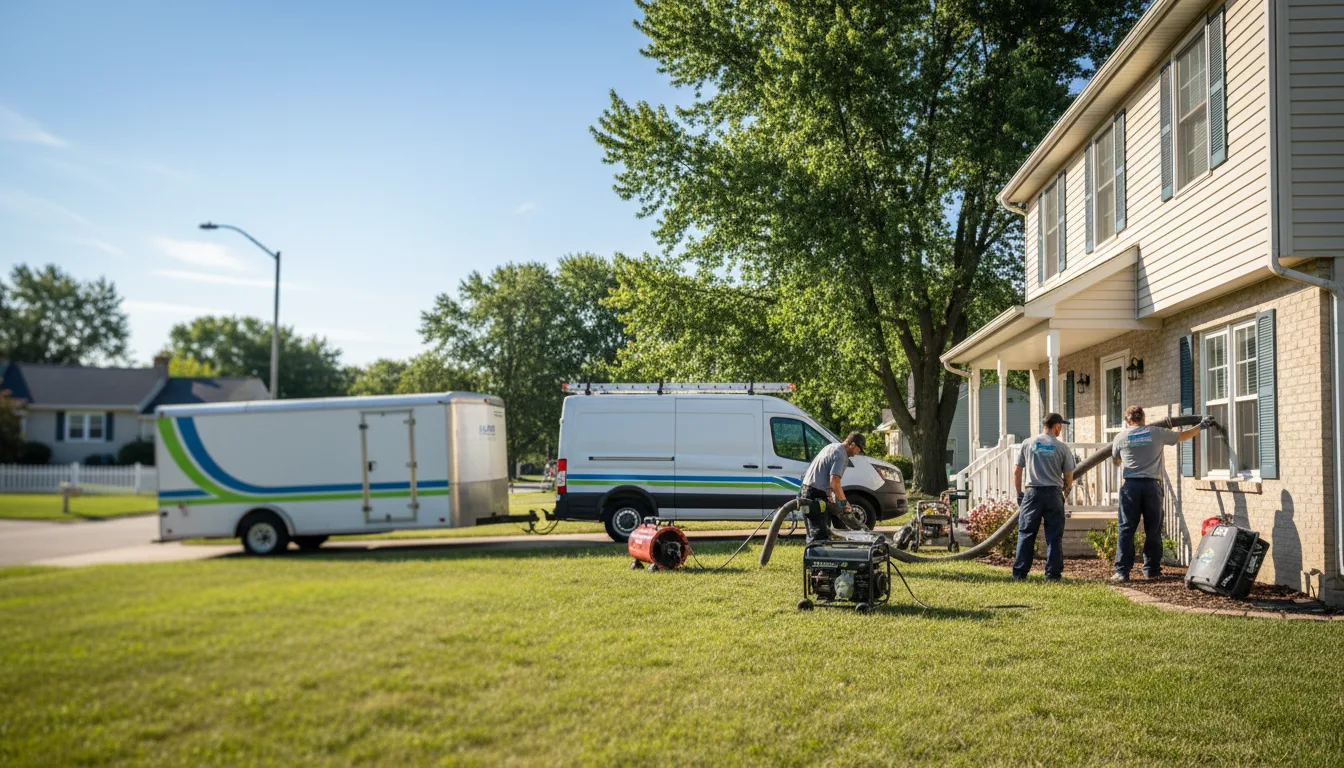 Flooded Basement Restoration And Cleanup With Repair in Willard, OH near me